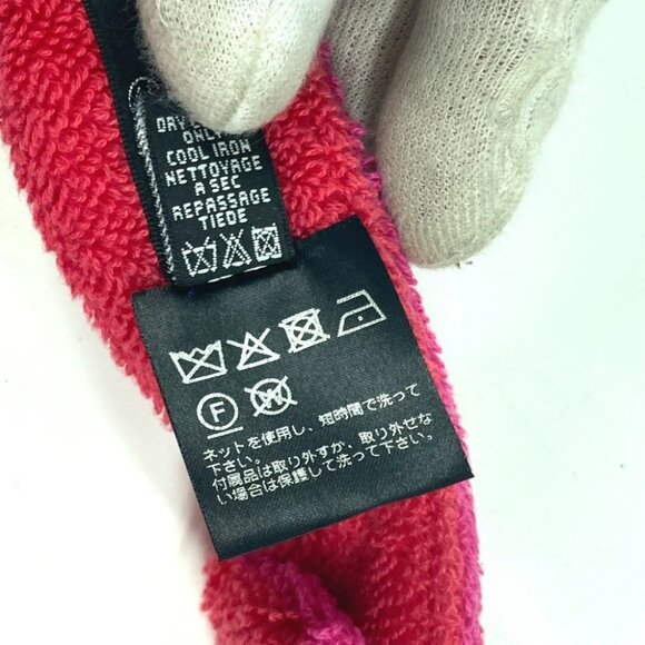 CHANEL 20C logo Hat Pile Visor Sun visor cotton pink - Picture 7 of 14